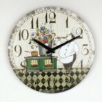 horloge murale cuisine vintage