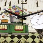 horloge murale cuisine vintage