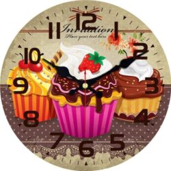 cupcake wall clock