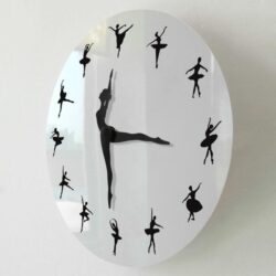 horloge murale danseuse