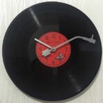 horloge murale disque vinyle