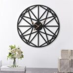 horloge murale en métal vintage