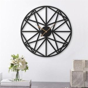 horloge murale en métal vintage