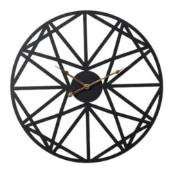 horloge murale en métal vintage