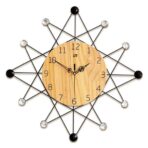 horloge murale étoile