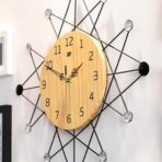 horloge murale étoile
