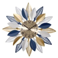 leaf wall clock