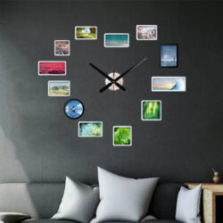 horloge murale grande aiguilles