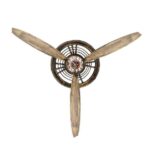 horloge murale hélice avion