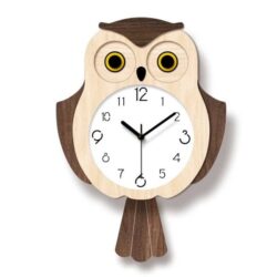 owl wall clock