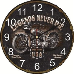 horloge murale moto pas cher