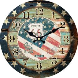 wall clock route 66