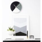 horloge murale scandinave