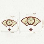 horloge murale style chinois