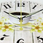 horloge murale tasse café