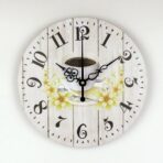 horloge murale tasse café