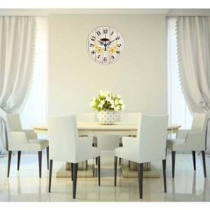 horloge murale tasse café