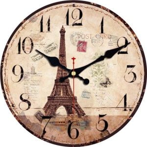 horloge murale tour eiffel