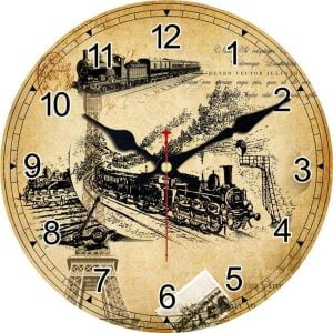 wall clock train
