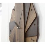 horloge murale vintage bois