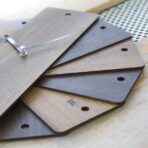 horloge murale vintage bois