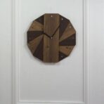 horloge murale vintage bois