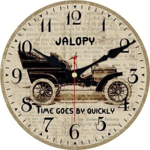 old car wall clock