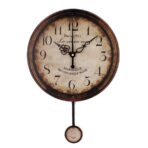 wall clock with pendulum
