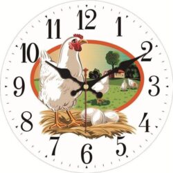 horloge poule