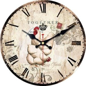 horloge poule coq