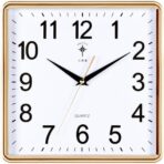 horloge rectangulaire vintage