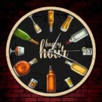 horloge restaurant vintage