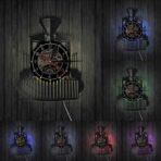 horloge train vintage
