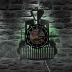 horloge train vintage