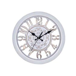 horloge vintage blanche