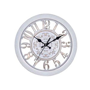 horloge vintage blanche