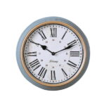 vintage blue clock