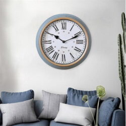 horloge vintage bleu
