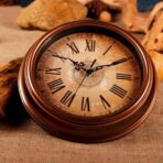 horloge vintage bois