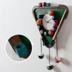 horloge murale billard