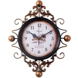 horloge vintage fer forgé