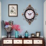 horloge vintage fer forgé