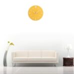 horloge vintage jaune