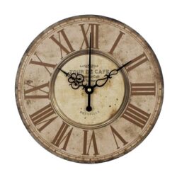 vintage brown clock