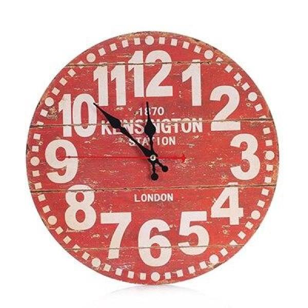 vintage red clock vintage red clock