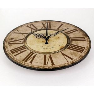horloge vintage silencieuse