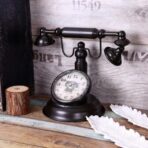 horloge vintage telephone