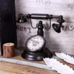 horloge vintage telephone