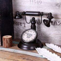 horloge vintage telephone