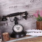 horloge vintage telephone
